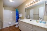 Guest bathroom on entry level